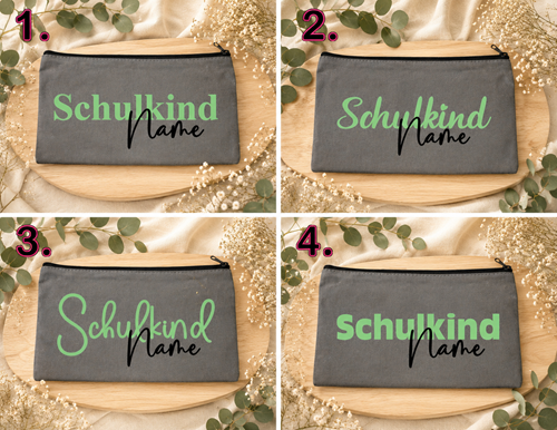 Tasche „Schulkind“ mit Name
