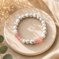 Weißes Kiefer Kugelarmband